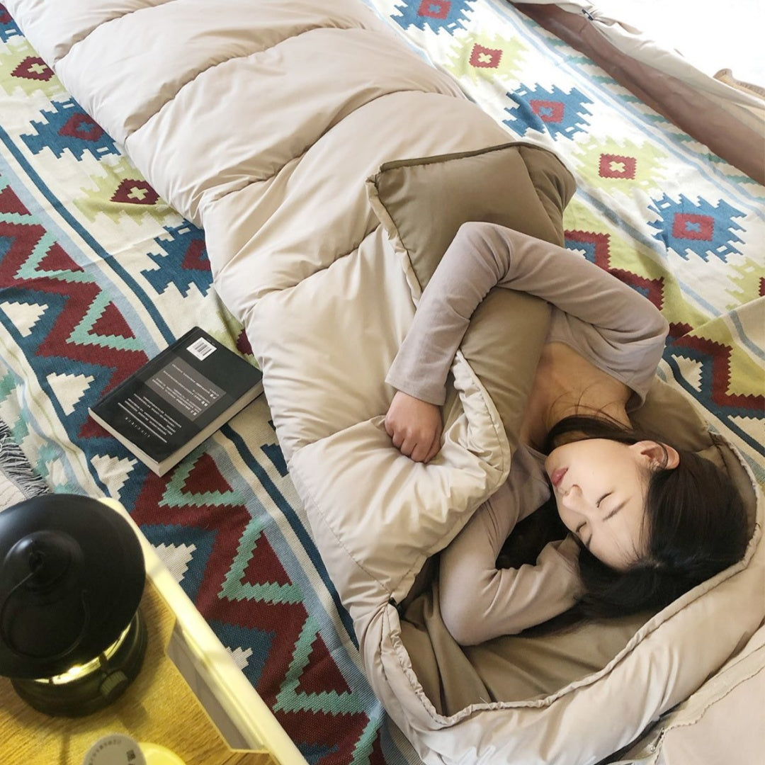 Thickened Waterproof Cotton Outdoor Camping Sleeping Bag Four Seasons