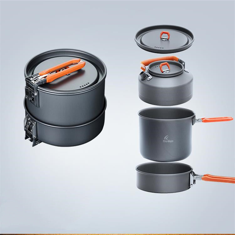 Fire Maple Feast 2 Portable Outdoor Camping Cookware Set for 2-3