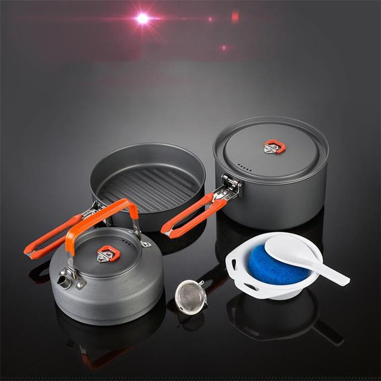 Fire Maple Feast 2 Portable Outdoor Camping Cookware Set for 2-3