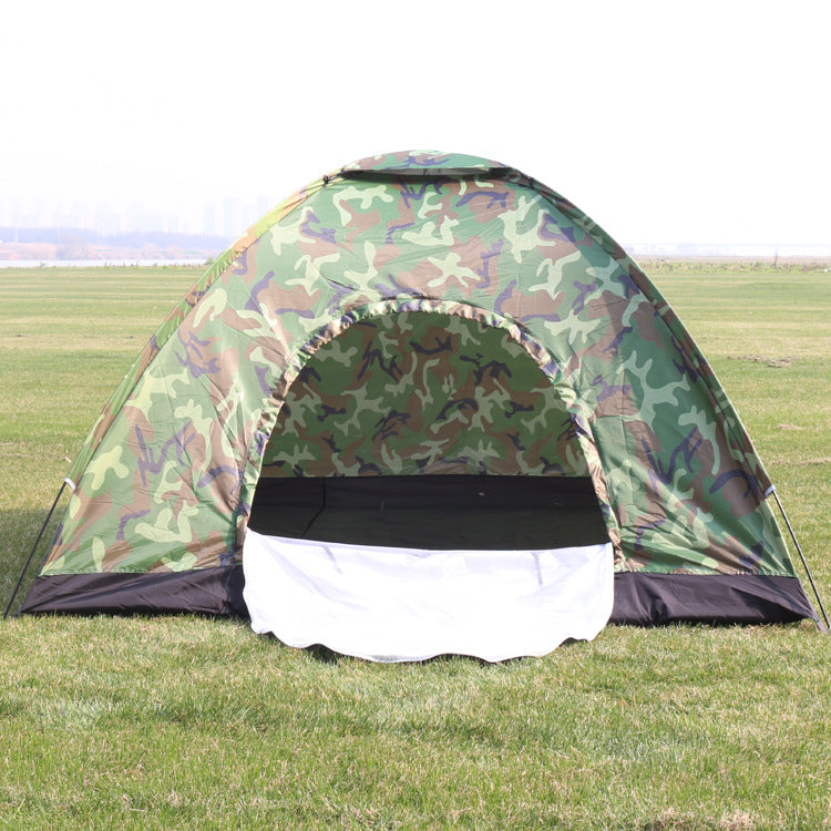 Outdoor Travel Tent for 3-4 People Camouflage Camping
