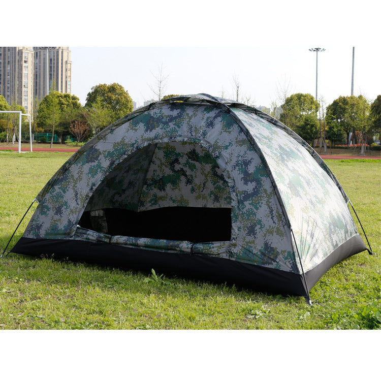 Outdoor Travel Tent for 3-4 People Camouflage Camping