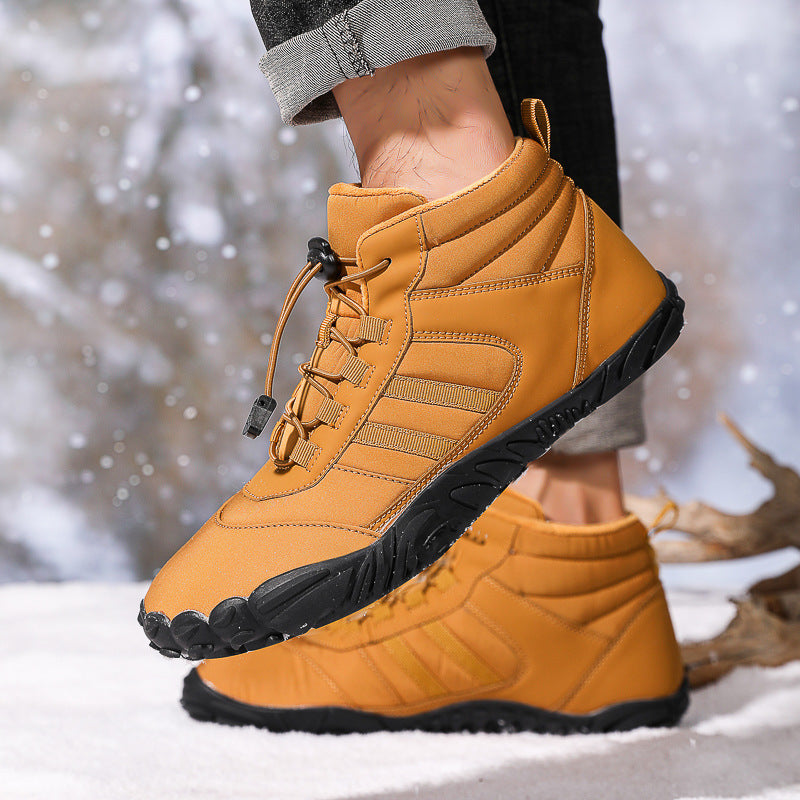 High Top Snow Boots Non Slip Warm Hiking and Skiing Shoes