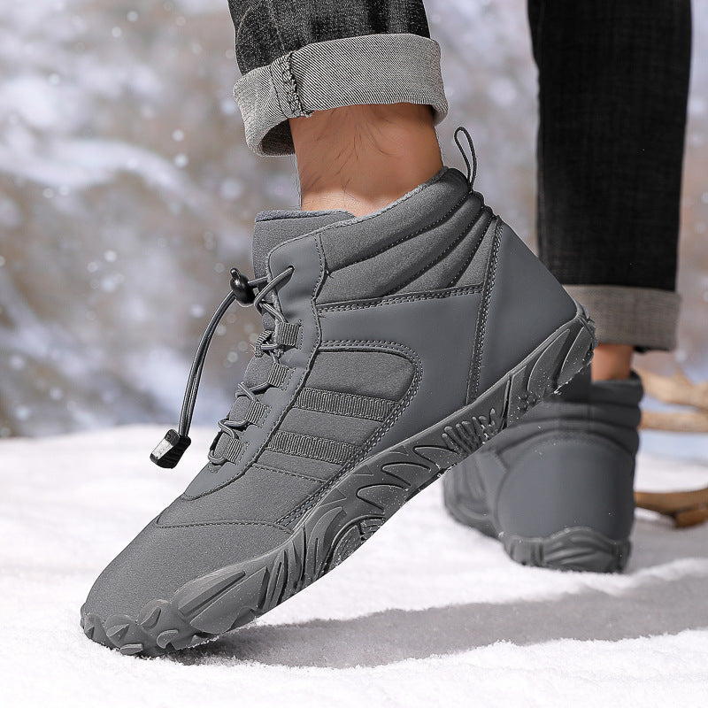 High Top Snow Boots Non Slip Warm Hiking and Skiing Shoes