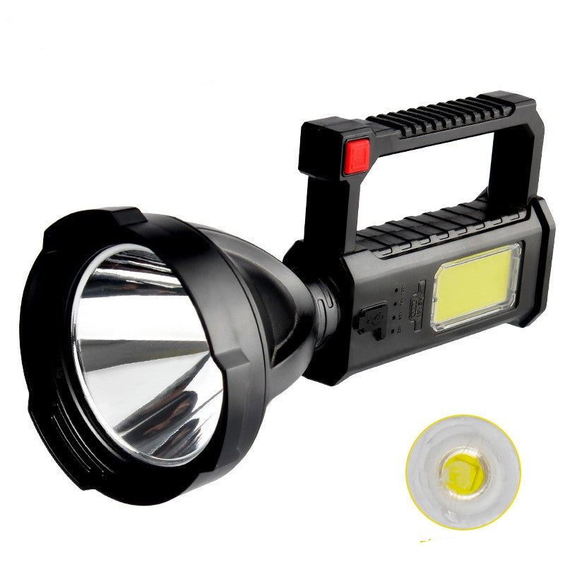 Portable High Power Fishing Flashlight with Bracket for Camping