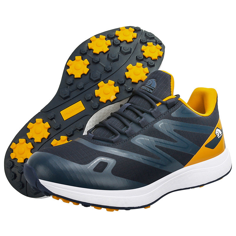 Mens Professional Golf Shoes Breathable Comfortable Sneakers