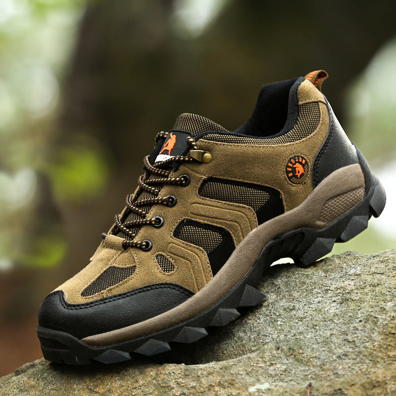 Mens Casual Outdoor Waterproof Breathable Hiking Shoes