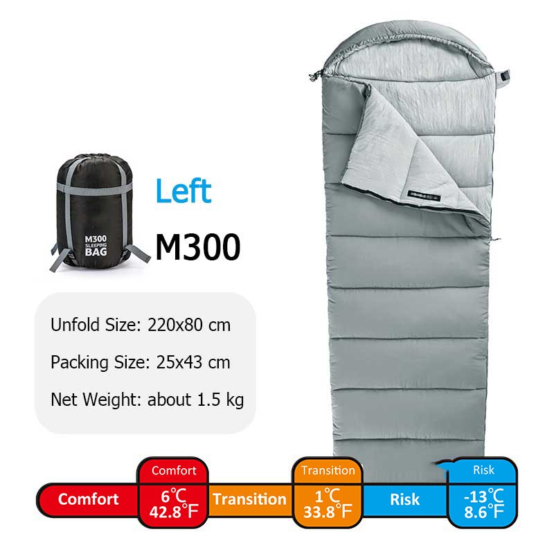 Spliceable Double Camping Sleeping Bag Portable Washable Cotton