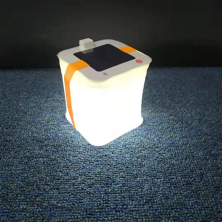 Waterproof Handheld Inflatable Solar LED Camping Lantern Mini Torch