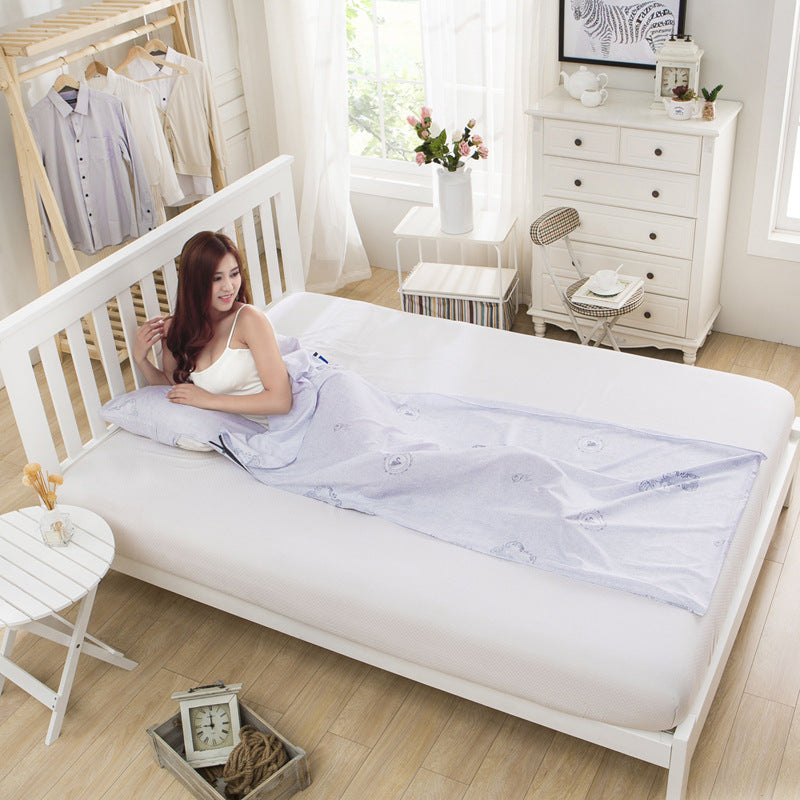 Travel Silk and Cotton Close Fitting Sleeping Bag
