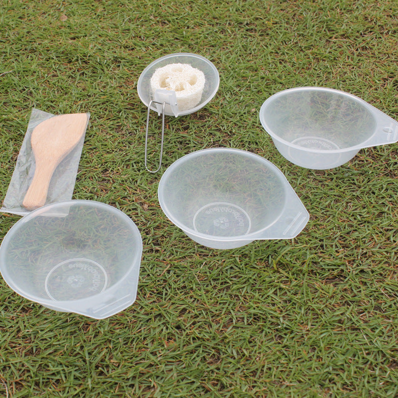 Outdoor Portable Non Stick Cookware Set Pan Pot Bowl for 2-3