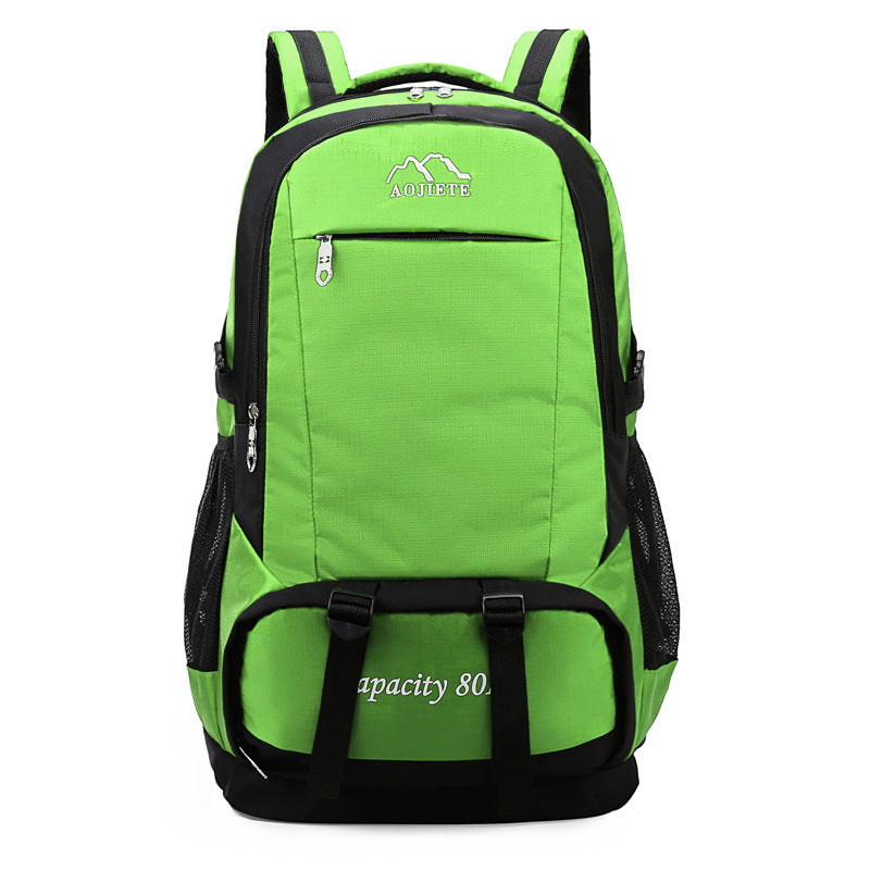 Mens 60L Large Capacity Double Shoulder Hiking Travel Backpack