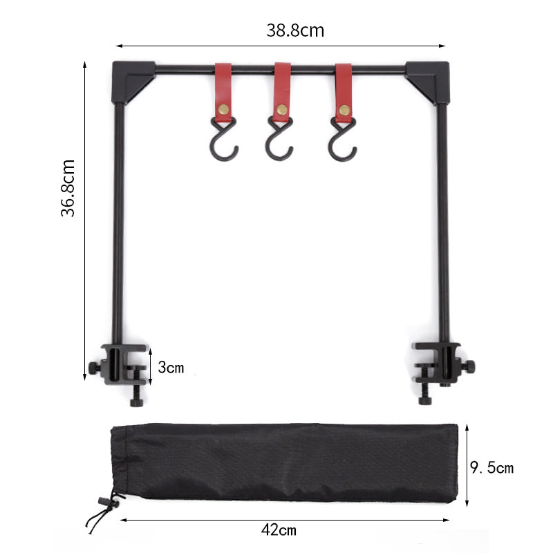 Outdoor Adjustable Camping Rack for Hanging Pot Stove Cookware
