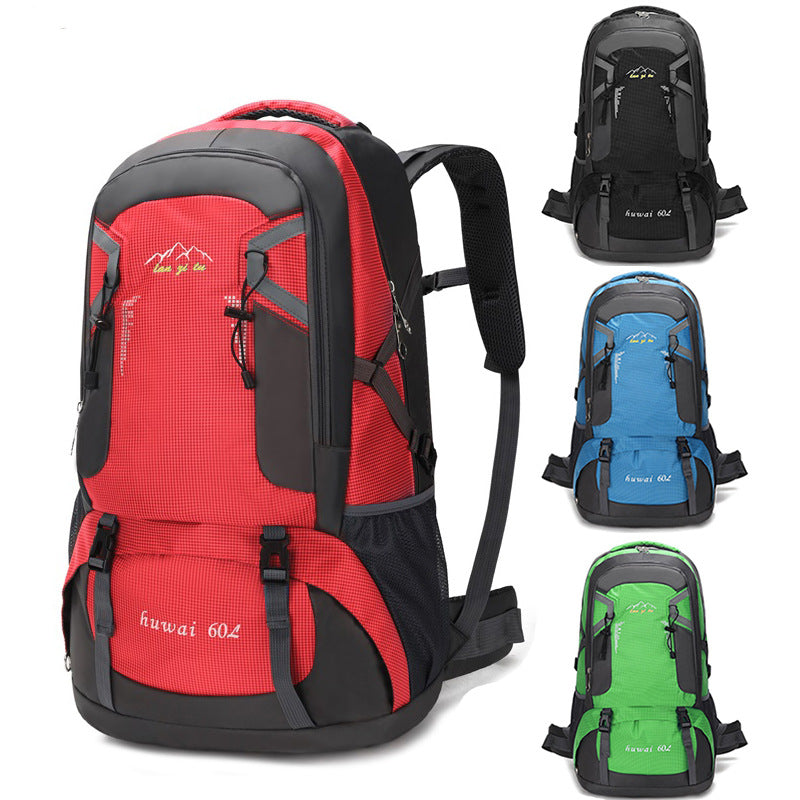 60L Large Capacity Mens Outdoor Hiking Travel Backpack