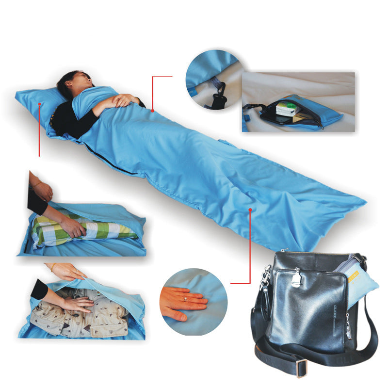 Travel Silk and Cotton Close Fitting Sleeping Bag