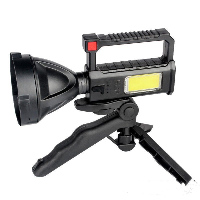 Portable High Power Fishing Flashlight with Bracket for Camping