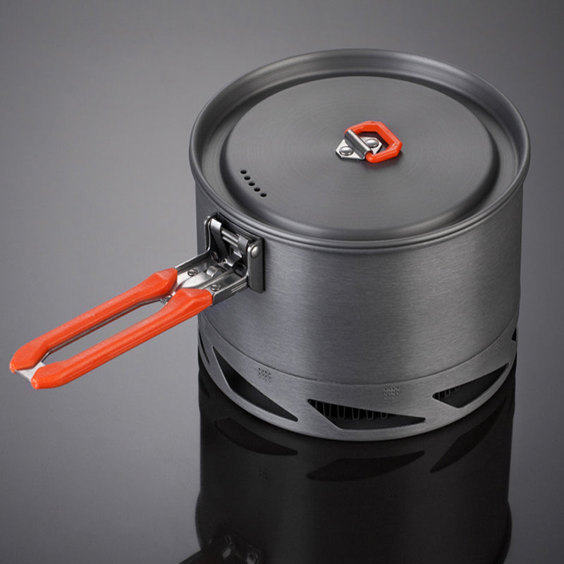 Camping Cookware Set with Utensils Pot Kettle for Hiking Picnic