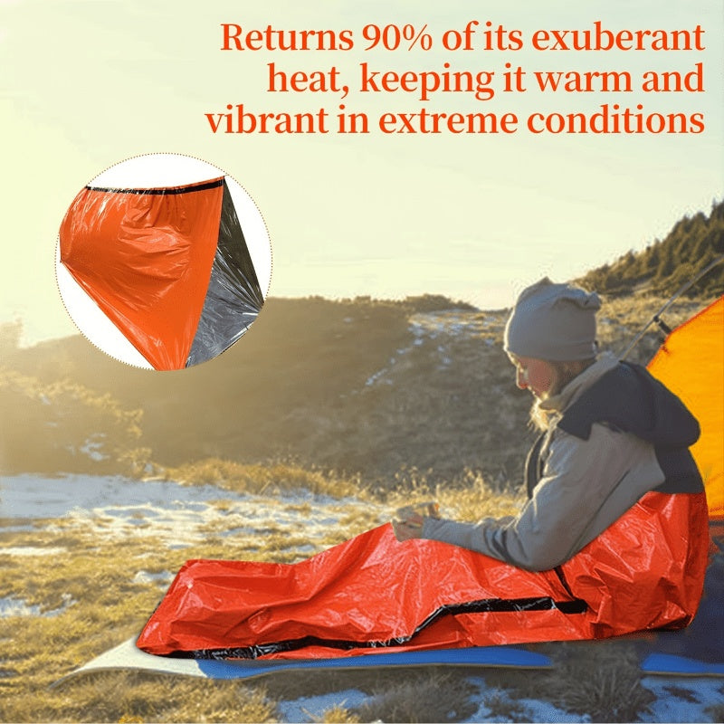Portable Lightweight Emergency Thermal Sleeping Bag Blanket for Camping