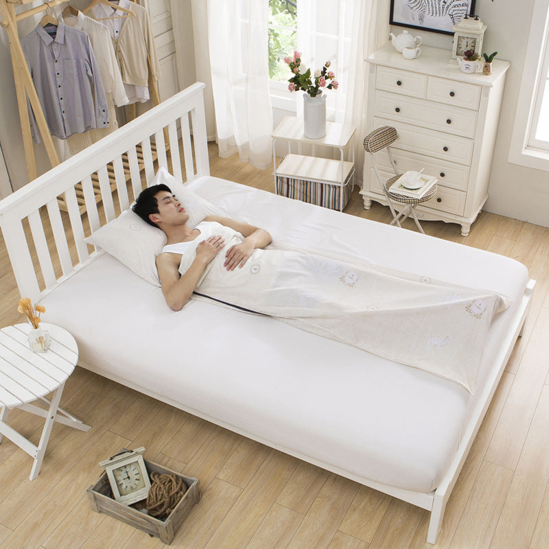 Travel Silk and Cotton Close Fitting Sleeping Bag