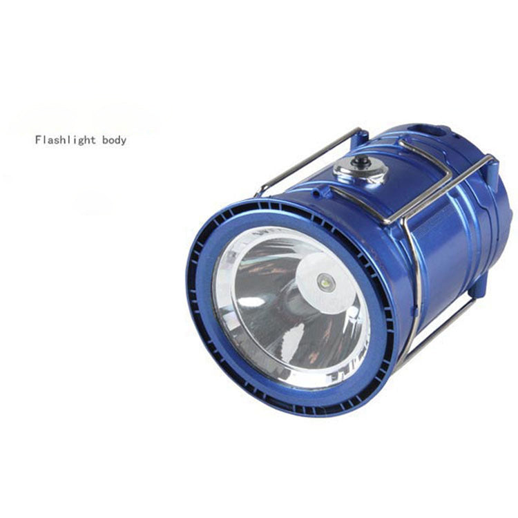 Solar Charging Multifunctional Telescopic Camping Lantern for Outdoors