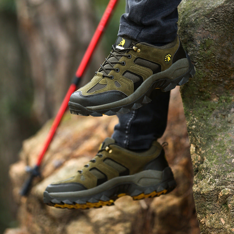 Mens Casual Outdoor Waterproof Breathable Hiking Shoes
