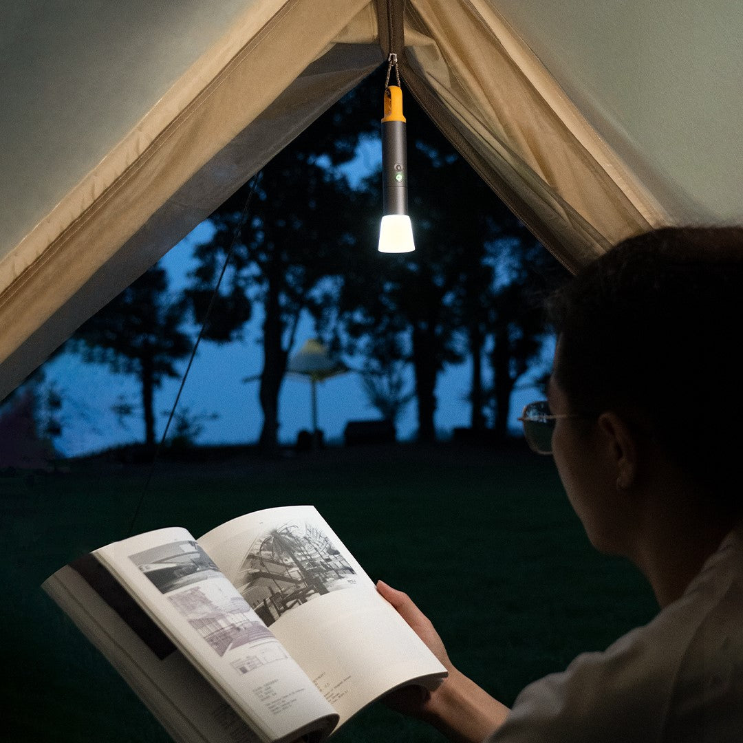 High Lumen Stepless Zoom Outdoor Camping Flashlight