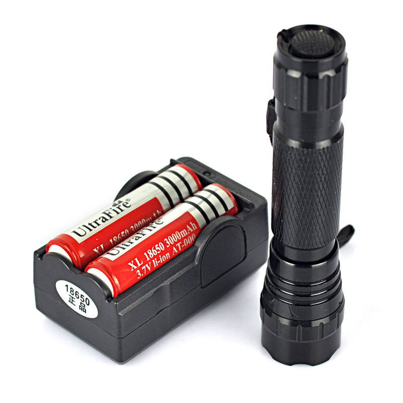 LED Strong Light Outdoor Rechargeable Long Range Flashlight