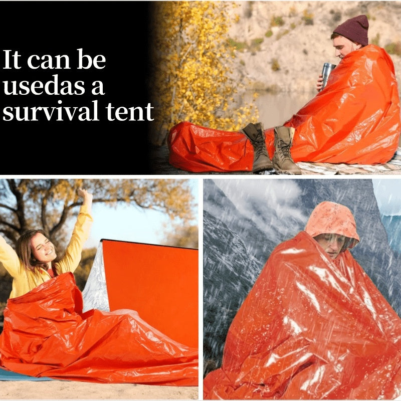 Portable Lightweight Emergency Thermal Sleeping Bag Blanket for Camping