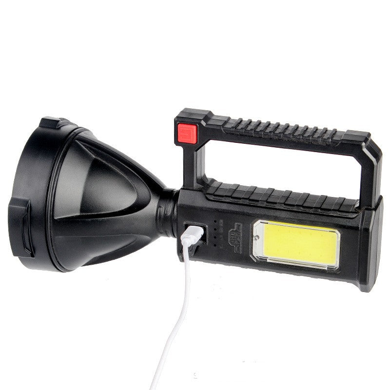 Portable High Power Fishing Flashlight with Bracket for Camping