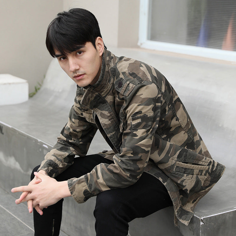 Autumn Men's Camouflage Work Jacket