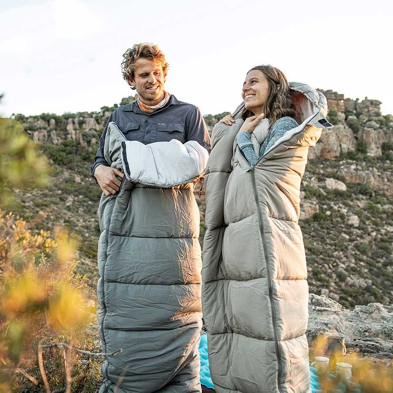 Spliceable Double Camping Sleeping Bag Portable Washable Cotton