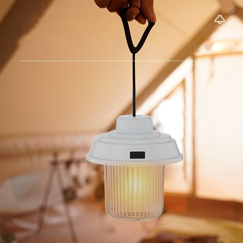Retro Rechargeable Multi Functional Outdoor Portable Camping Lantern