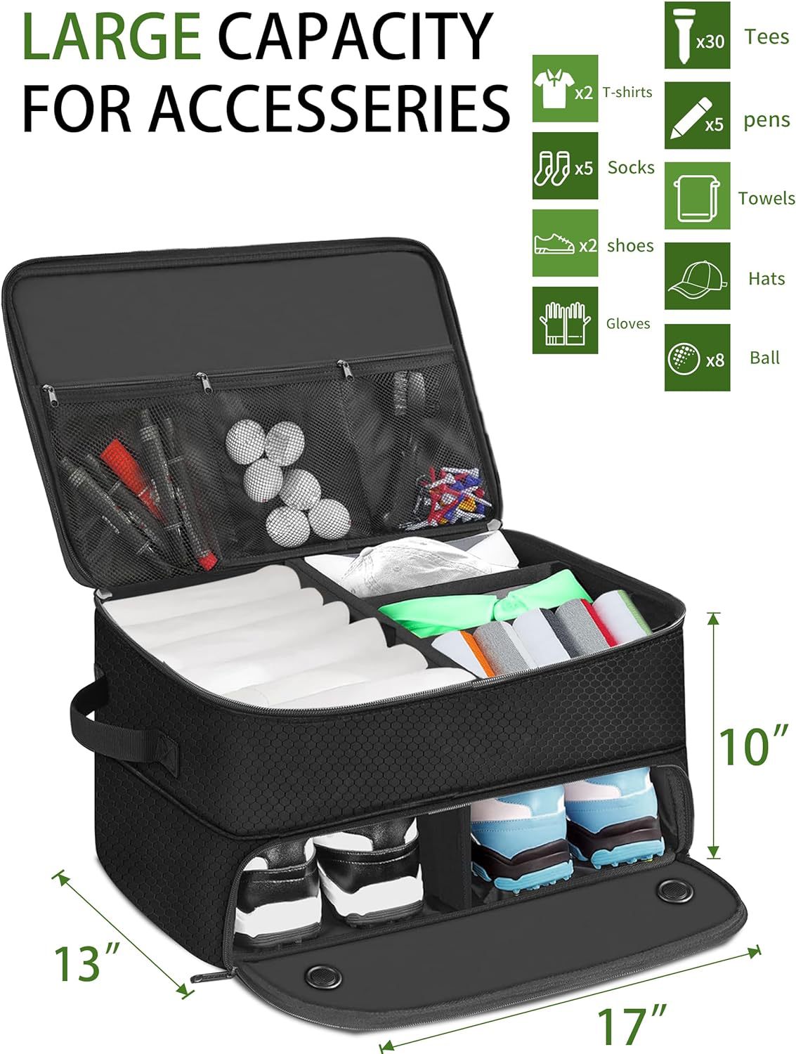 Waterproof Car Golf Trunk Storage Bag