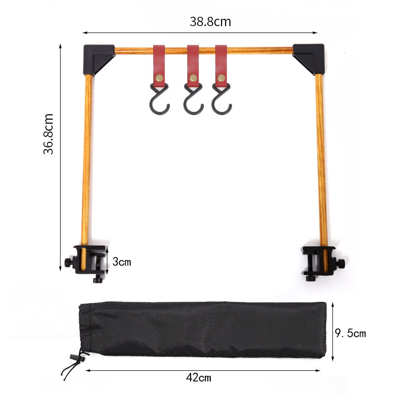 Outdoor Adjustable Camping Rack for Hanging Pot Stove Cookware
