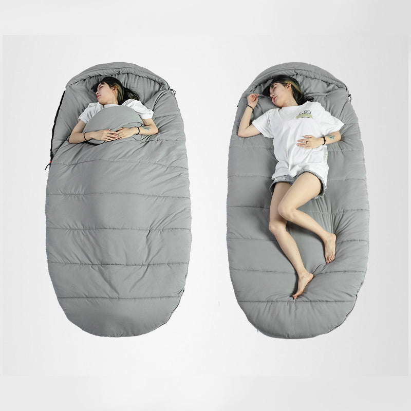 Adult Outdoor Winter Sleeping Bag Thick Cold Protection Single