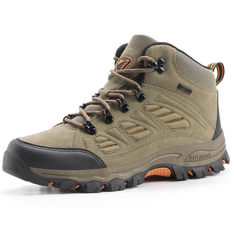 Couples High Top Breathable Waterproof Non Slip Camping Shoes