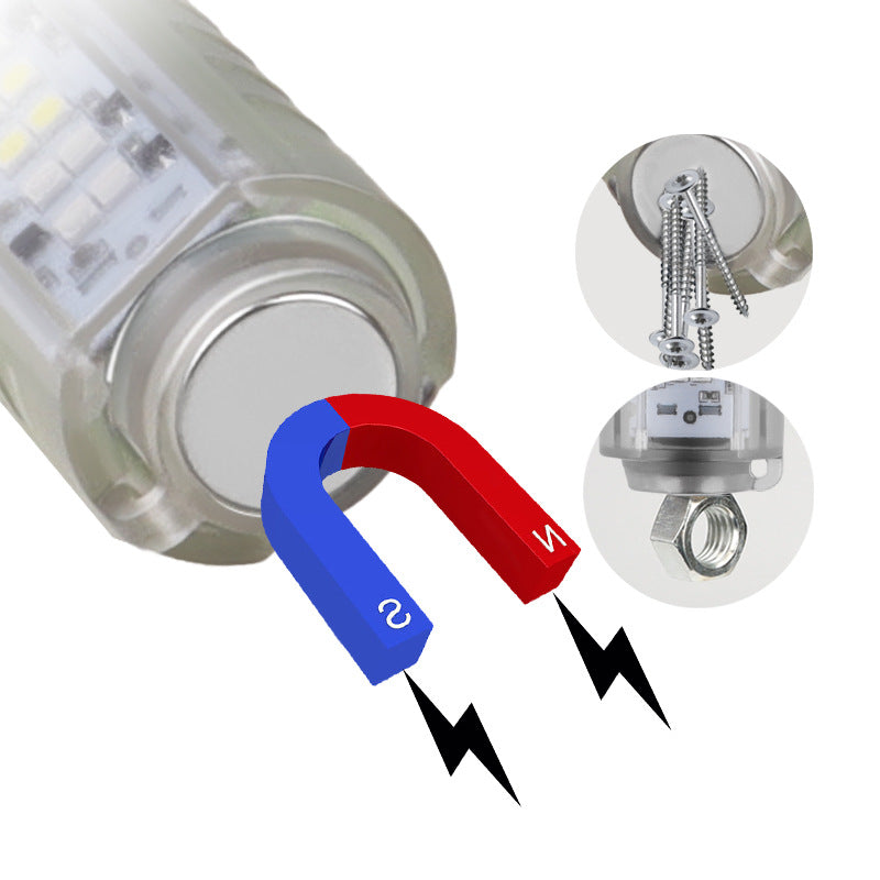 Rechargeable LED Pocket Flashlight UV Laser Waterproof Camping Lamp