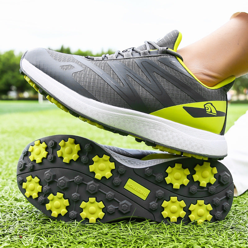 Mens Professional Golf Shoes Breathable Comfortable Sneakers