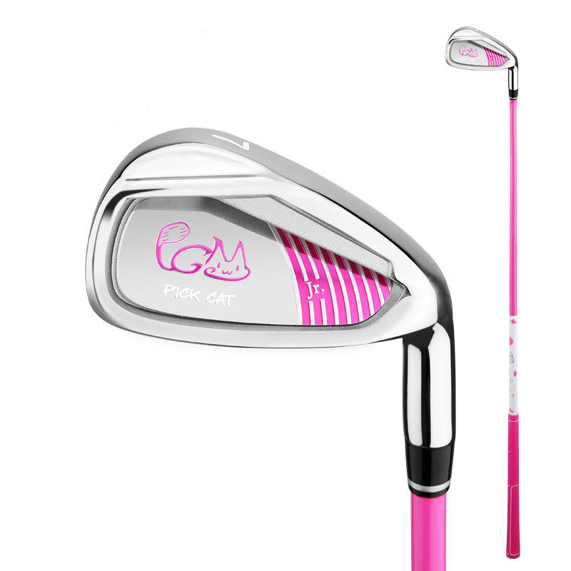 Kids Beginner Golf Clubs Set with Stainless Steel Heads