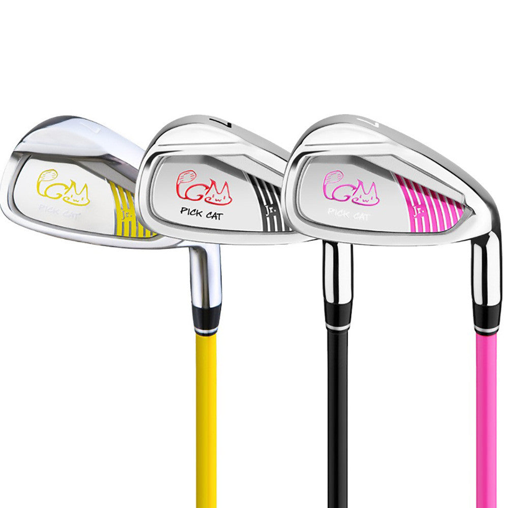 Kids Beginner Golf Clubs Set with Stainless Steel Heads